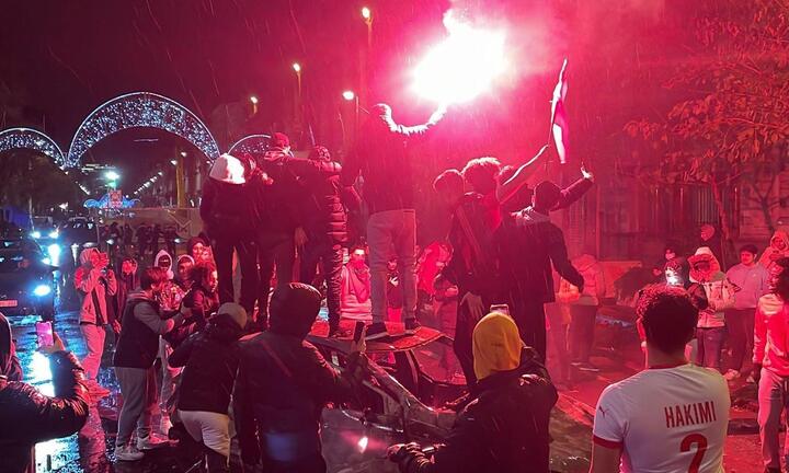 CĐV nổi loạn, đốt phá ở Brussels sau trận Bỉ thua Maroc