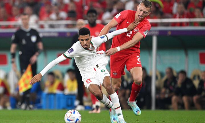 Trực tiếp bóng đá Canada 1-2 Maroc: Bóng dội xà ngang