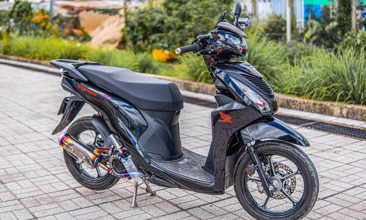 Chi tiết Honda Vision với dàn phụ kiện hơn 70 triệu đồng