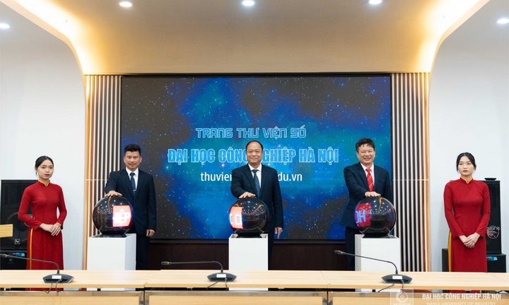 Ra mắt trang thư viện số Trường Đại học Công nghiệp Hà Nội