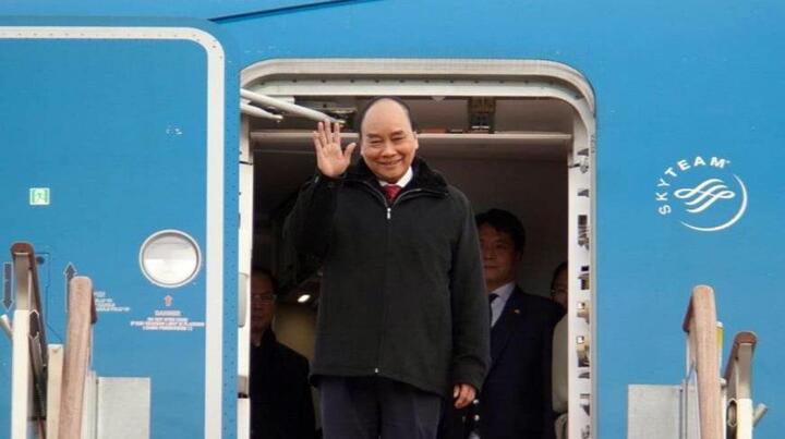 Chủ tịch nước Nguyễn Xuân Phúc bắt đầu thăm cấp Nhà nước Hàn Quốc