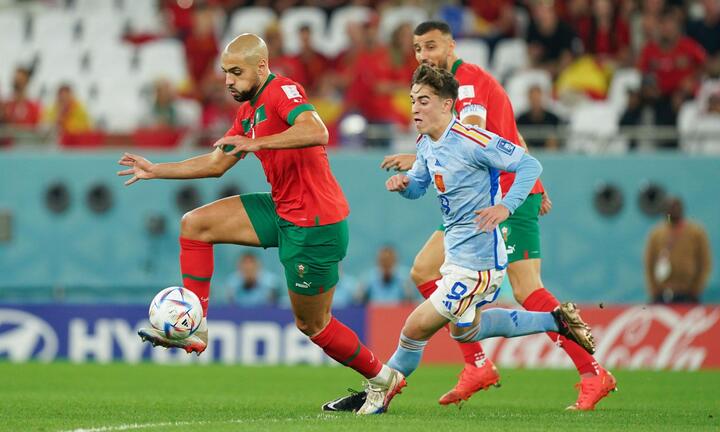 Trực tiếp bóng đá Maroc 0-0 Tây Ban Nha: Cầu thủ Tây Ban Nha đá hỏng 3 lượt