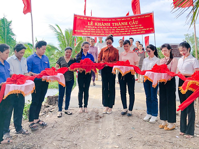 YB Spa khánh thành 2 cây cầu mới tại huyện Ba Tri, Bến Tre