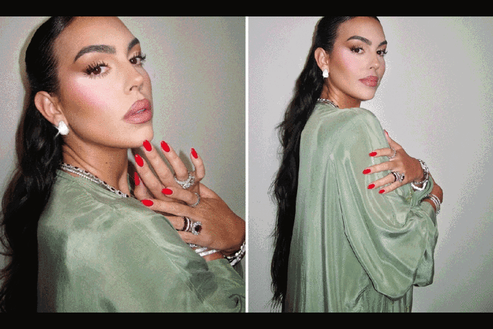 Bạn gái Ronaldo đeo trang sức gần 5 tỷ đồng cổ vũ World Cup 2022