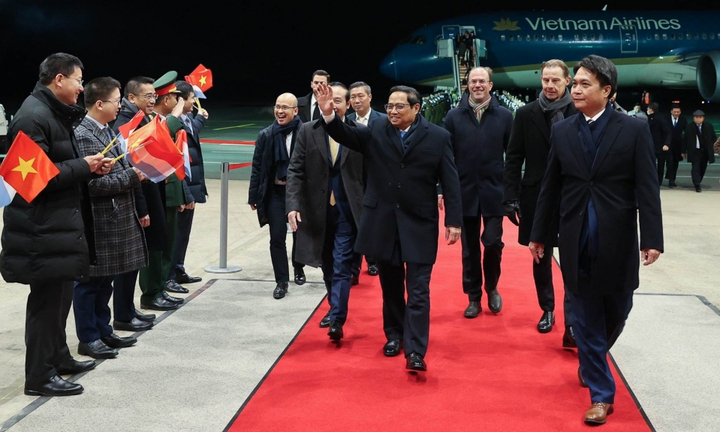 Thủ tướng Phạm Minh Chính bắt đầu thăm chính thức Luxembourg