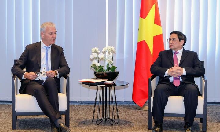 Thủ tướng Phạm Minh Chính tiếp lãnh đạo Liên minh Bỉ - Việt