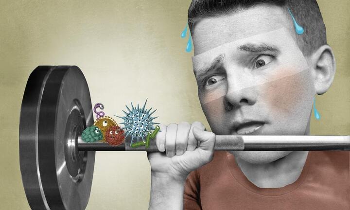 Có bao nhiêu vi khuẩn ở phòng tập thể dục?