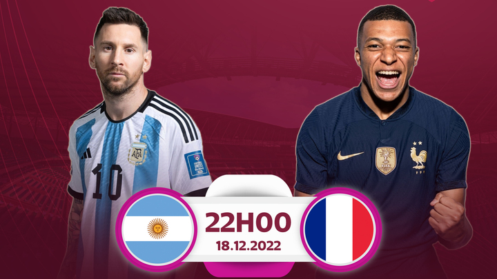 Lịch thi đấu chung kết World Cup 2022: Argentina vs Pháp