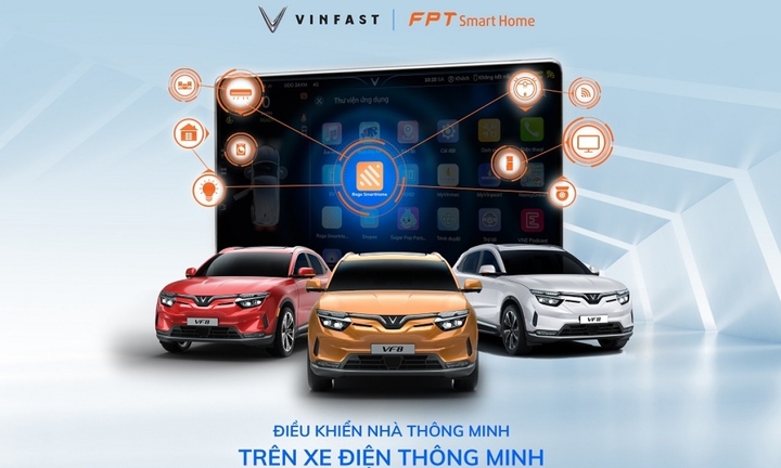 Điều khiển nhà thông minh chỉ bằng câu lệnh 'Hey VinFast!' trên VF 8