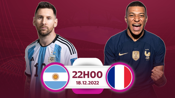 Lịch thi đấu World Cup 2022 hôm nay 18/12: Chung kết Argentina vs Pháp