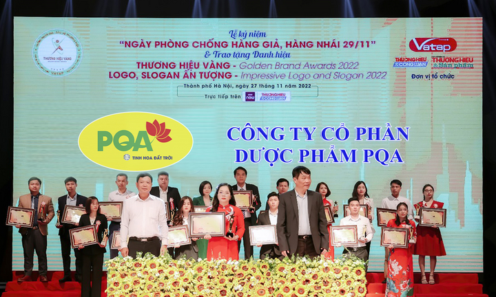 Công ty cổ phần Dược phẩm PQA: Top 10 thương hiệu Vàng năm 2022
