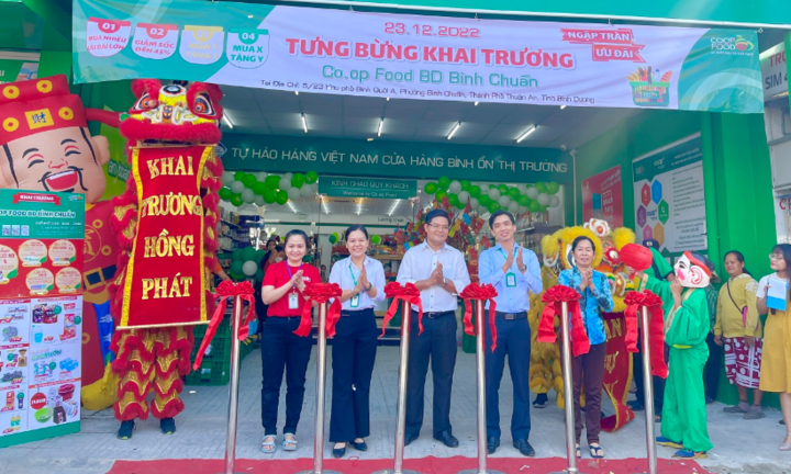 Co.op Food đạt 555 cửa hàng trên cả nước trước thềm năm mới 2023