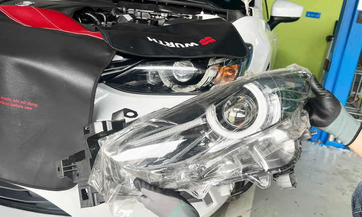 Kiếm tiền triệu từ dịch vụ cho thuê đồ 'zin' để đi đăng kiểm ô tô ở TP.HCM