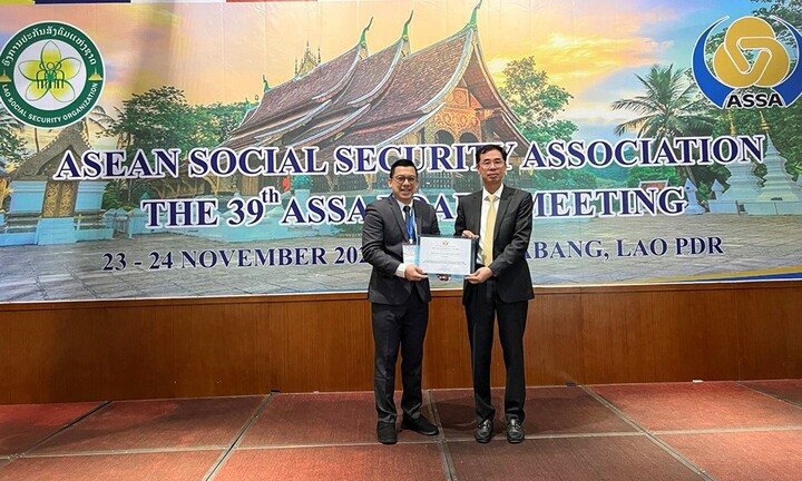 BHXH Việt Nam tiếp tục nhận Giải thưởng Thực tiễn hiệu quả của ASSA