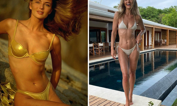 Cơ bụng 6 múi của siêu mẫu nội y 57 tuổi