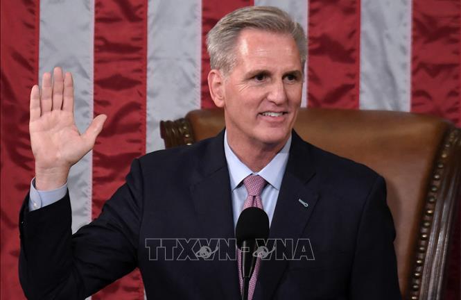 Những cam kết đầu tiên của tân Chủ tịch Hạ viện Mỹ Kevin McCarthy