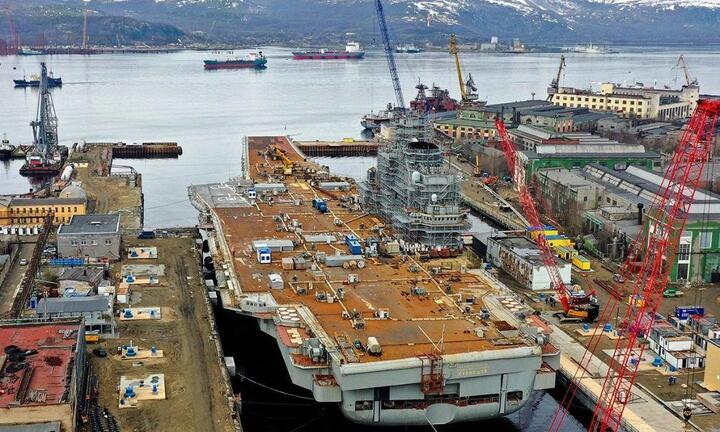 Tình báo Ukraine: Tàu sân bay duy nhất của Nga đang 'nguy kịch'