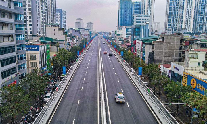 Thông xe toàn tuyến đường vành đai 10.000 tỷ đồng ở Hà Nội