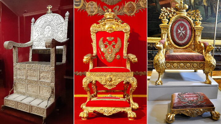 Những ngai vàng đẹp nhất của Sa hoàng Nga