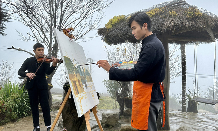 Bản giao hưởng mùa xuân của hai nghệ sỹ trẻ trên sóng đài VTC đêm Giao thừa