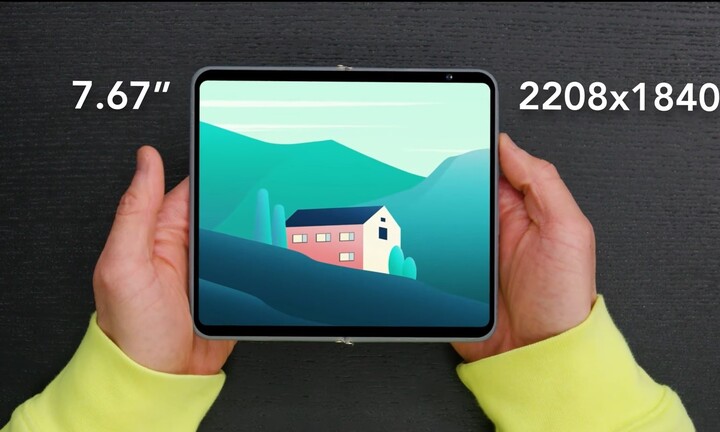 Lộ diện thiết kế điện thoại gập mới của Google