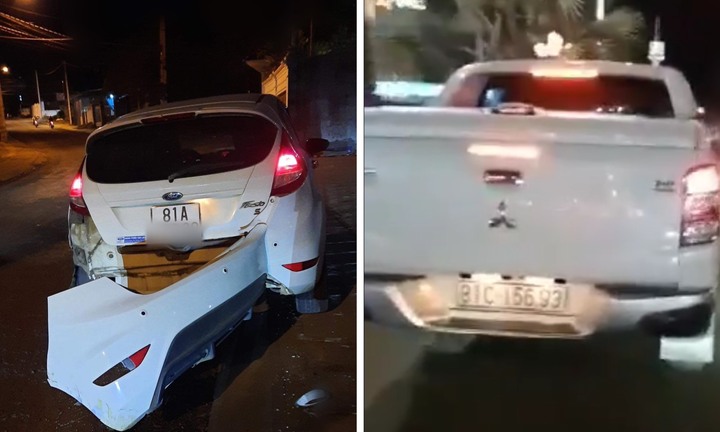 Gia Lai: Tài xế bỏ chạy, vượt đèn đỏ sau va chạm giao thông