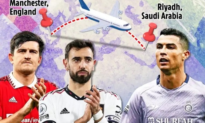 Ronaldo mời 4 cầu thủ Man Utd đến Ả Rập Xê Út
