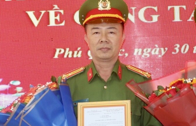 Thượng tá Mai Phương Nam giữ chức Trưởng Công an TP Phú Quốc