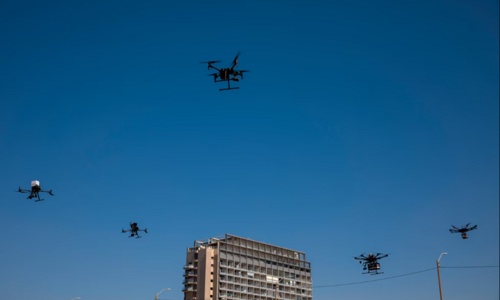 Giao hàng bằng máy bay không người lái ở Nhật Bản