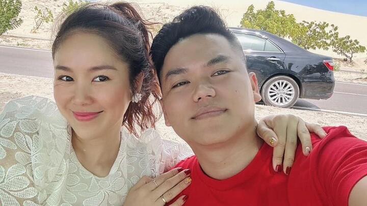 Chồng của Lê Phương xử lý tinh tế khi chứng kiến cảnh vợ âu yếm bạn diễn