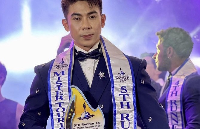 Phùng Phước Thịnh đoạt Á vương 5 Mister Tourism World 2022