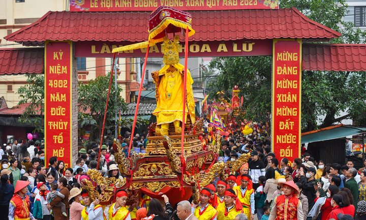 Khai hội Kinh Dương Vương tri ân tổ tiên có công khai thiên lập quốc