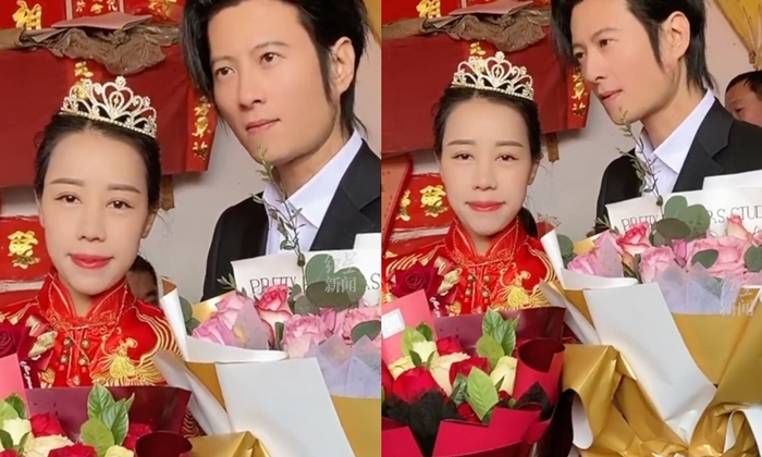 Đám cưới gây sốt khi cô dâu chú rể giống Mạc Văn Uý, Tạ Đình Phong