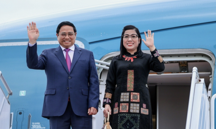 Lễ đón Thủ tướng Phạm Minh Chính và phu nhân thăm chính thức Brunei