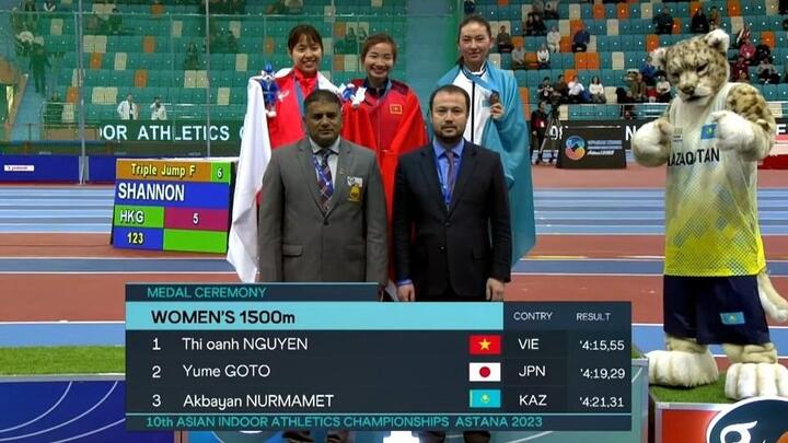 Nguyễn Thị Oanh đem về tấm Huy chương vàng lịch sử cho điền kinh Việt Nam