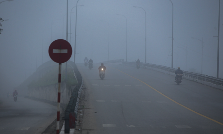 Sương mù dày đặc, Thành phố Hà Tĩnh mờ ảo như Sapa