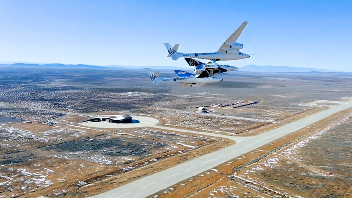 Máy bay chở tàu vũ trụ cất cánh thử nghiệm tại Mỹ