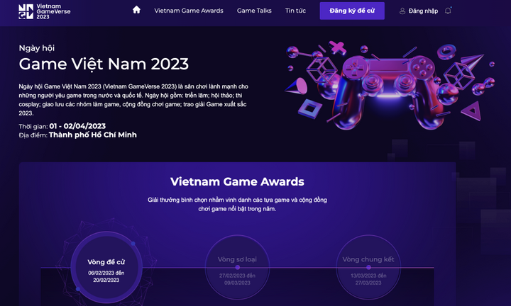 Vietnam Game Awards 2023 - Nơi người yêu game được lên tiếng