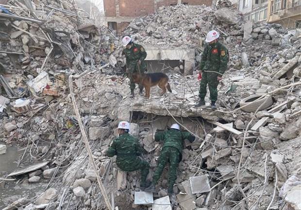 Đoàn cứu hộ, cứu nạn Quân đội Nhân dân Việt Nam về nước