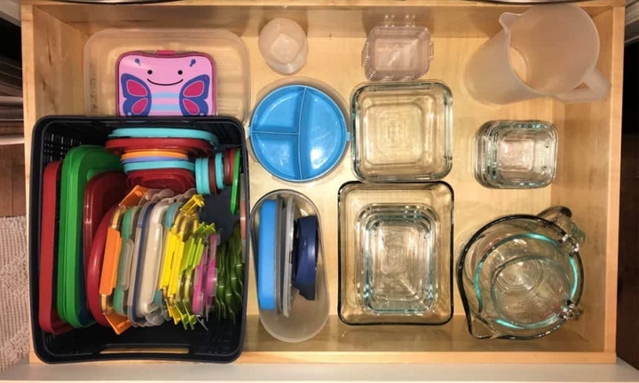 7 cách thông minh để sắp xếp hộp đựng thực phẩm
