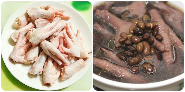 Chân gà nấu với đậu đen trị bệnh gì?