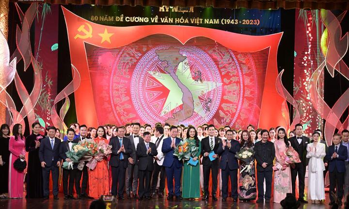 Toàn cảnh chương trình nghệ thuật kỷ niệm 80 năm Đề cương về văn hóa Việt Nam