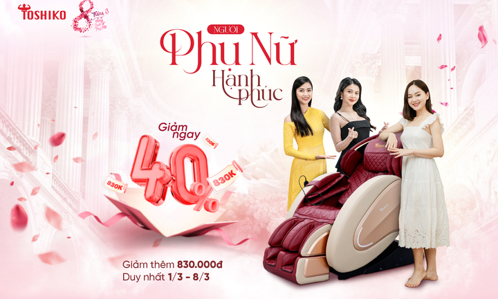 Toshiko khởi động chiến dịch 'Người phụ nữ hạnh phúc' nhân ngày 8/3