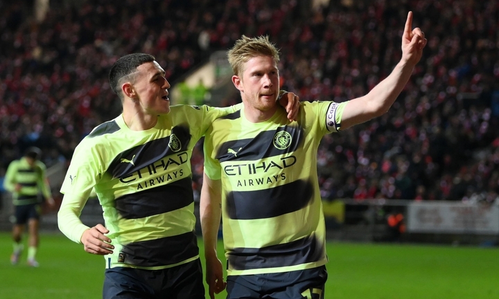 Đánh bại đội hạng dưới, Man City vào tứ kết Cúp FA