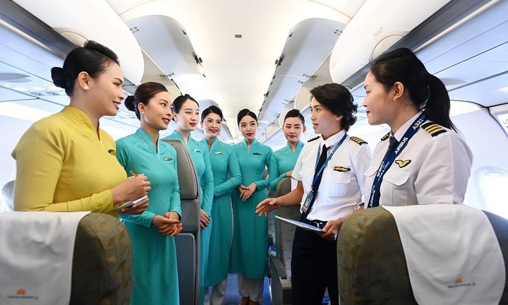 Vietnam Airlines tổ chức chuyến bay đặc biệt dịp Quốc tế Phụ nữ