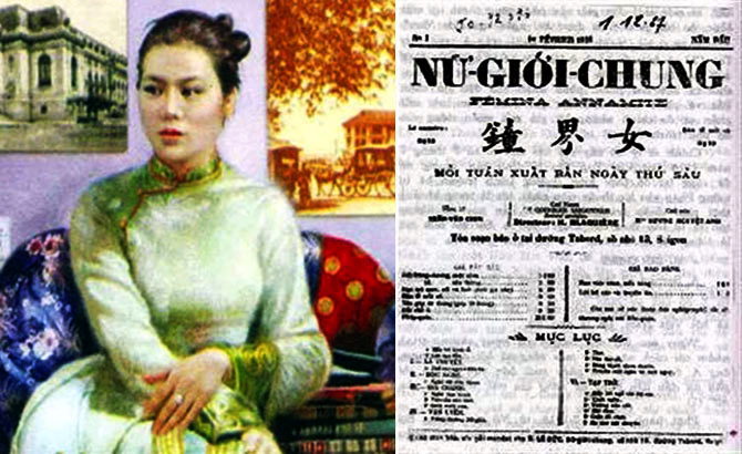 Chủ bút báo nữ giới đầu tiên của Việt Nam là ai?