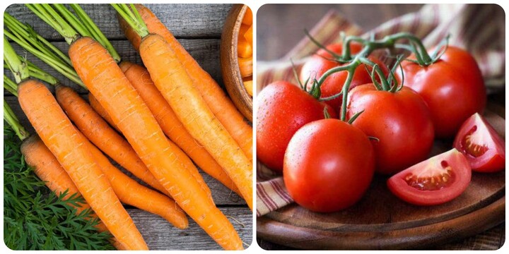 Cà rốt kỵ với rau gì?