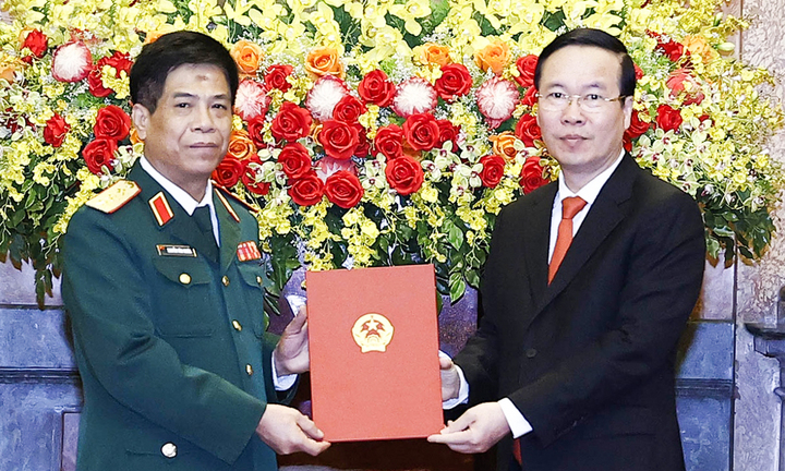 Thăng quân hàm Thượng tướng cho Phó Tổng Tham mưu trưởng QĐND Việt Nam