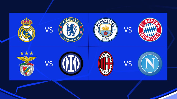 Tứ kết Cúp C1: Man City đấu Bayern Munich, Real Madrid chạm trán Chelsea