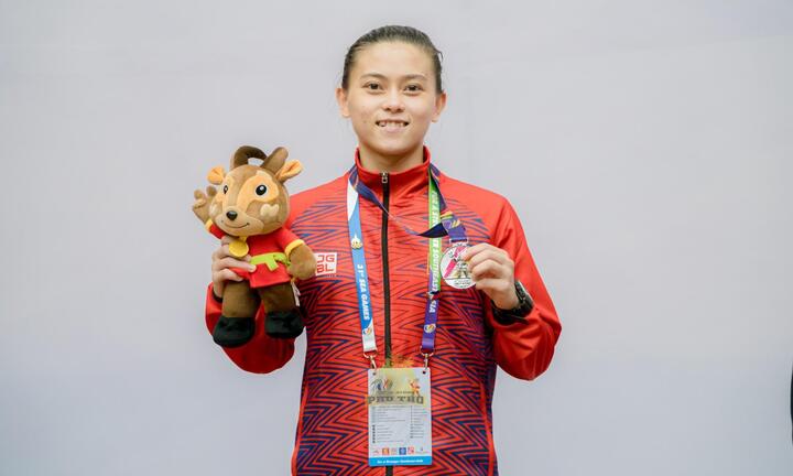 'Ốc Tiêu' Huỳnh Hà Hữu Hiếu sẵn sàng chinh phục huy chương vàng SEA Games 32